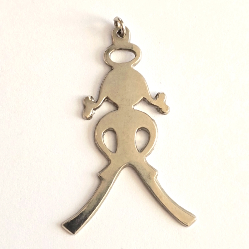 Sterling Silver girl charm .925 little angel halo pendant daughter granddaughter